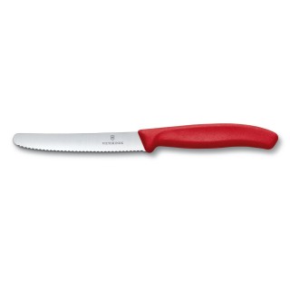 Кухонная техника // Ножи, Точилки для ножей // Nóż stołowy uniwersalny 11cm Victorinox czerwony