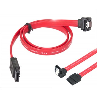 Priedai // Vidiniai kompiuteriniai kabeliai // AK121D Kabel kątowy sata iii 40 cm