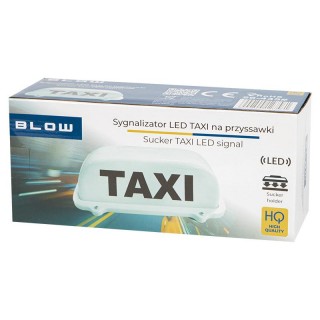 Apsaugos sistemos // Sirenos ir stroboskopai // 26-435# Sygnalizator lampa taxi na przyssawkę