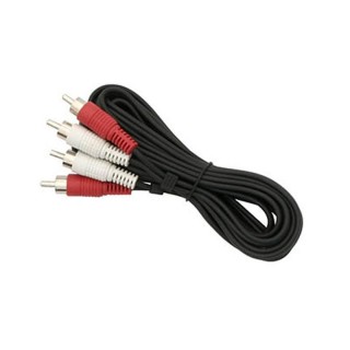 Koaksialinių kabelių sistemos // HDMI, DVI, AUDIO jungiamieji laidai ir priedai // 4312# Przyłącze 2xrca "j"  2,4m