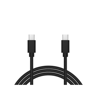 Tablets and Accessories // USB Cables // 66-155# Przyłącze usb-c - usb-c 2.0 1,0m czarne plecionka