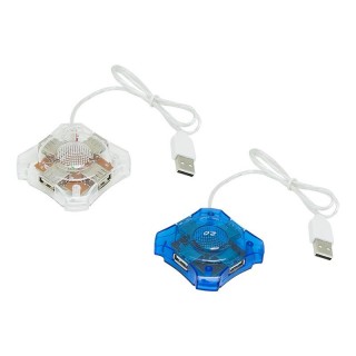 Tahvelarvutid ja tarvikud // USB kaablid // 66-384#              Rozgałęźnik usb wtyk a-4xgniazdo a 2.0 hub