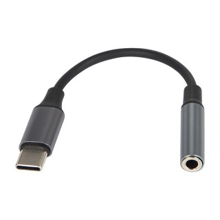 Planšetdatori un aksesuāri // USB Kabeļi // 75-793# Adapter usb wtyk usb-c gniazdo jack 3,5