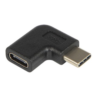 Tabletit ja tarvikkeet // USB-kaapelit // 75-794# Adapter usb gniazdo usb-c-wtyk usb-c kątowe
