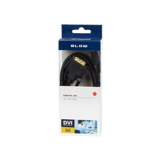 Coaxial cable networks // HDMI, DVI, AUDIO connecting cables and accessories // 92-011#              Przyłącze dvi-dvi 1.5m