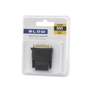 Connectors // Different Audio, Video, Data connection plug and sockets // 92-101# Przejście dvi wtyk - hdmi gniazdo blister