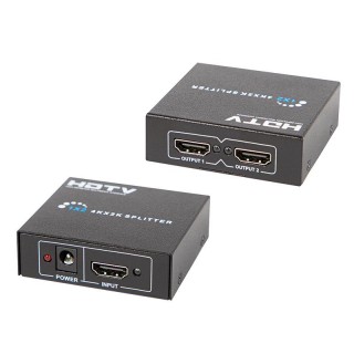 Разъeмы // Different Audio, Video, Data connection plug and sockets // 92-128# Spliter aktywny hdmi 1x2  4k