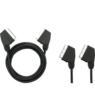Koaksialinių kabelių sistemos // HDMI, DVI, AUDIO jungiamieji laidai ir priedai // 1010#                Przyłącze scart-scart 21pin 2,5m