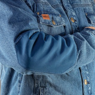 Darba, aizsardzības, augstas redzamības apģērbi // Kurtka jeansowa ocieplana DENIM, rozmiar XL