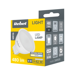 LED Lighting // New Arrival // Lampa Led Rebel 6W, MR16, 4000K, 12V
