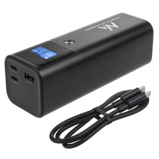 Распродажа // Mobilna bateria Power Bank Maclean, 24600mAh, Power Delivery (PD) 140W, Fast/Quick/Super Charge, 88,56Wh, 2x Typ-C, USB,  MCE335
