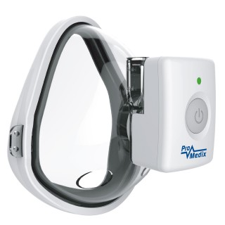 Isikliku hoolduse tooted // Inhalers // Przenośny / podręczny bezprzewodowy inhalator nebulizator Promedix, zestaw, maski, PR-840