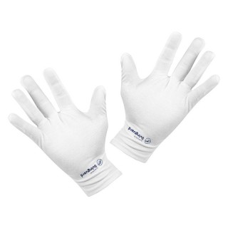 Tuotteet kotiin ja puutarhaan // Puutarha // 95-200# Rękawice białe gloves l (para)