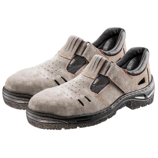 Darbo batai, Saugos batai, Guminiai batai // Sandały robocze S1 SRC, zamszowe, rozmiar 39
