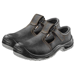 Darbo batai, Saugos batai, Guminiai batai // Sandały robocze skórzane, S1 SRC, rozmiar 38