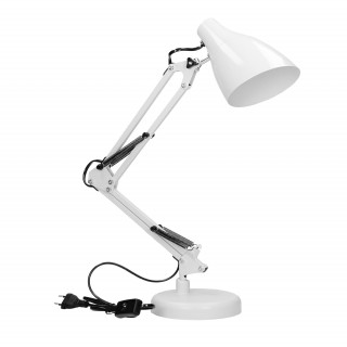 Apgaismojums LED // New Arrival // DIAN lampa biurkowa. 60W stalowa, biała