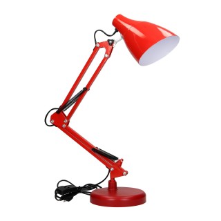 Apgaismojums LED // New Arrival // DIAN lampa biurkowa. 60W stalowa, czerwona