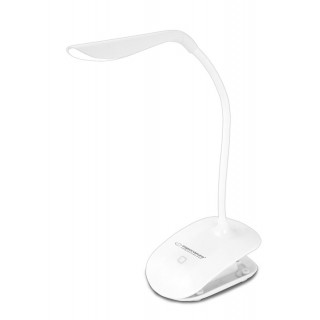 LED Lighting // New Arrival // ELD104W Esperanza lampka biurkowa led deneb biała