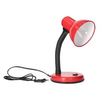 Apgaismojums LED // New Arrival // FUPI, lampa biurkowa, 40W, E27, stal + tworzywo, czerwona