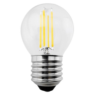 LED Lighting // New Arrival // Żarówka LED Maclean, filamentowa LED E27, 6W, 230V, WW ciepła biała 3000K, 720lm, retro edison ozdobna G45, MCE284
