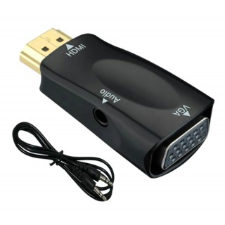 Laptops, notebooks, accessories // Laptops Accessories // HD31B Adapter hdmi to vga gold plated