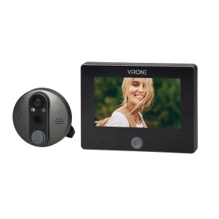 Video-Fonolukod  | Door Bels // Video-Fonolukod HD // Cyfrowy wizjer do drzwi z kamerą, czujnikiem ruchu, funkcją SMART i doświetleniem nocnym