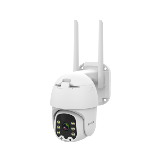 Video surveillance // Wi-Fi | 4G and Battery IP cameras // Kamera Wi-Fi zewnętrzna Kruger&amp;Matz Connect C90 Solar