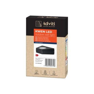 Apgaismojums LED // New Arrival // KWEN LED 6W, oprawa elewacyjna, 260lm, IP54, 4000K