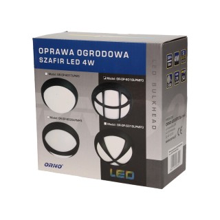 LED apšvietimas // New Arrival // Oprawa ogrodowa SZAFIR LED 4W, kratka