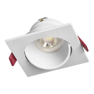 LED Lighting // New Arrival // FONDI SC ramka dekoracyjna oprawy punktowej, MR16/GU10 max. 50W, kwadrat, stała, aluminiowa, biała