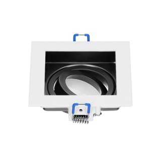 Apgaismojums LED // New Arrival // YOP ramka dekoracyjna oprawy punktowej, MR16/GU10 max 50W, regulowana biała+czarna