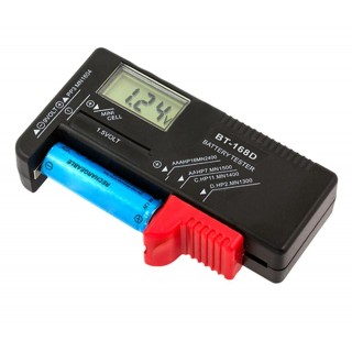 Primary batteries, rechargable batteries and power supply // Battery and battery testers and measuring device // AG372A Cyfrowy tester baterii aa, aaa 9v