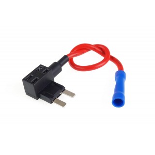 Car and Motorcycle Products, Audio, Navigation, CB Radio // Car Electronics Components : Installation Cables : Fuses : Connectors // Adapter bezpiecznikowy dodatkowy bezpiecznik bajpas mini 20a amio-02333