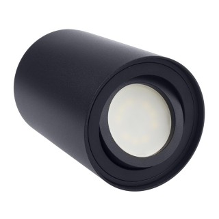 Apgaismojums LED // New Arrival // Tuba / oprawa natynkowa Maclean, punktowa, halogenowa, okrągła, aluminiowa, GU10, 80x115mm, kolor czarny, MCE422 B
