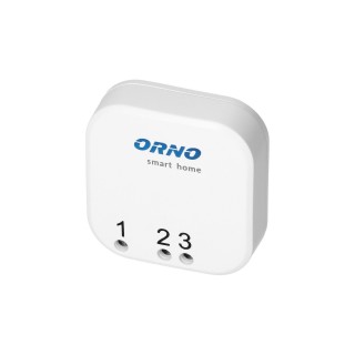 Elektromateriāli // Izpārdošana // Nadajnik pojedynczy podtynkowy, do połączenia z dowolnym włącznikiem, do zdalnego sterowania przekaźnikami podtynkowymi i gniazdami,z nadajnikiem radiowym, ORNO Smart Home