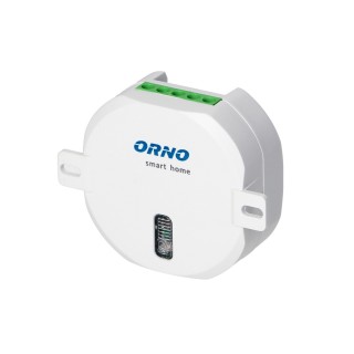 Elektromateriāli // Izpārdošana // Przekaźnik roletowy ORNO Smart Home podtynkowy (dopuszkowy) sterowany bezprzewodowo, z odbiornikiem radiowym, maks. moc silnika 300W