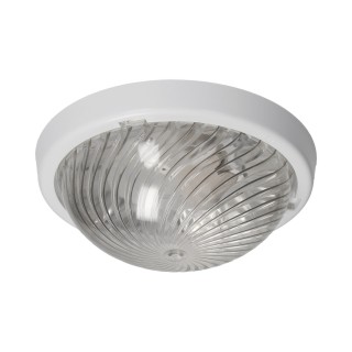 LED Lighting // New Arrival // 7070T-ALFA/PL, oprawa oświetleniowa, 75W, E27, IP44, IK10, klosz poliwęglan przeźroczysty