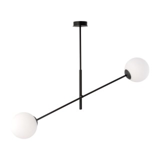 Apgaismojums LED // New Arrival // LAINA lampa wisząca, moc max.2x40W, E14, czarno-biała