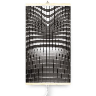 Kliimaseadmed // Kütteseadmed // Grzejnik na podczerwień - giętki panel grzewczy 430W TRIO wzór 7 abstrakcja, wymiary 100x57cm z regulatorem