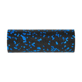Isikliku hoolduse tooted // Masseerijad // Mini wałek do masażu, roller piankowy gładki 5x15cm, kolor czarno-niebieski, materiał EPP, REBEL ACTIVE
