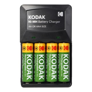 Telefoni un aksesuāri // Lādētāji un turētāji // Ładowarka Kodak K620, 4xAA lub AAA + 4 szt. akumulatorków AA 2100mAh