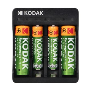 Telefoni un aksesuāri // Lādētāji un turētāji // Ładowarka Kodak USB charger, 2xAA i 2xAAA + 2 szt. akumulatorków AA 700mAh i 2 szt. Akumulatorków AAA 350mAh