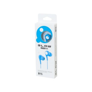 Audio and HiFi sistēmas // Austiņas ar mikrofonu // 32-782# Słuchawki  blow b-15 blue douszne
