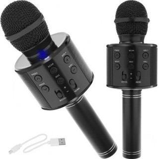 Аудио и HiFi-системы // Гарнитура с микрофоном // Mikrofon karaoke- czarny Izoxis 22189