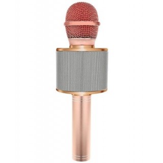 Garso ir HiFi sistemos // Ausinė su mikrofonu // Mikrofon karaoke- jasnoróżowy Izoxis 22190
