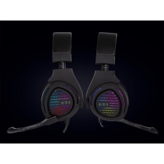 Audio and HiFi sistēmas // Austiņas ar mikrofonu // Słuchawki TRACER GAMEZONE Aligator RGB rainbow LED