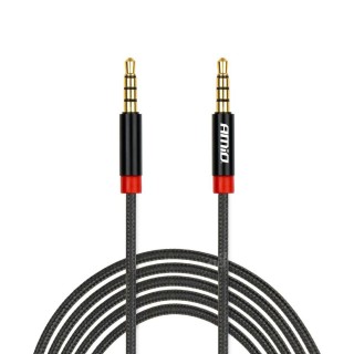 Car and Motorcycle Products, Audio, Navigation, CB Radio // ISO connectors and cables for the car radio // Kabel aux mini jack 3,5mm oplot 200cm amio-03270