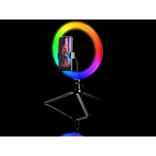 Personal-care products // Nail care // Lampa pierścieniowa TRACER RGB  RING 26cm ze statywem