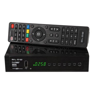 TV and Home Cinema // Media, DVD Players, Receivers // 77-039# Dekoder tuner dvb-t2 blow 8000fhd premium