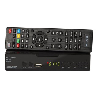 TV and Home Cinema // Media, DVD Players, Receivers // 77-048# Dekoder tuner dvb-t2 blow 4625fhd h.265 v2